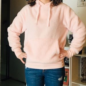 Pastel pink hoodie